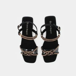 VELVET- SANDALI NERO 8053