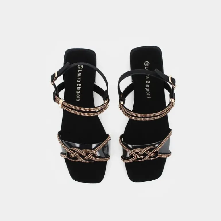 VELVET- SANDALI NERO 8053