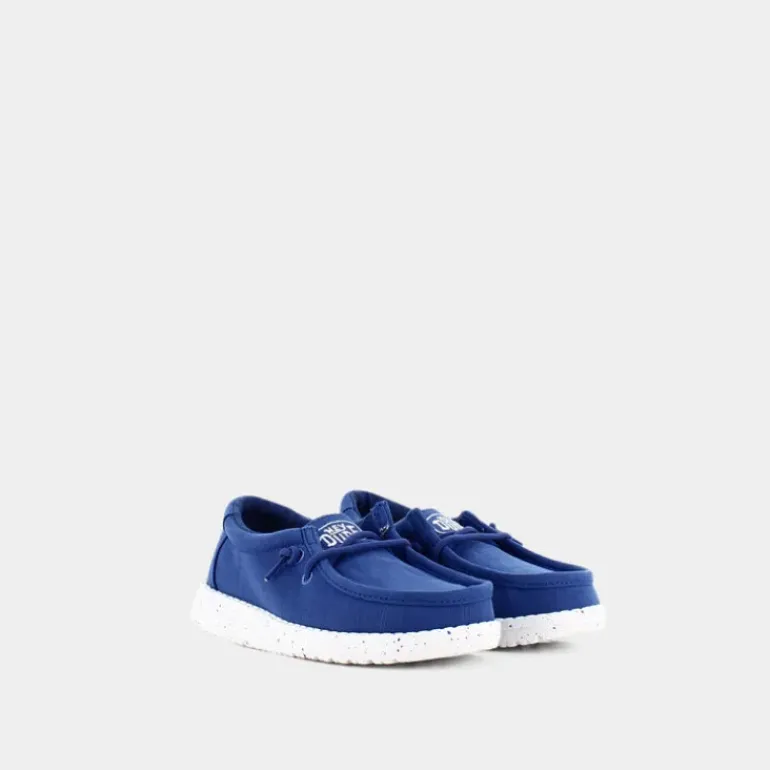 WALLY YOUTH SLUB- SNEAKERS TRUE BLUE HD.40044