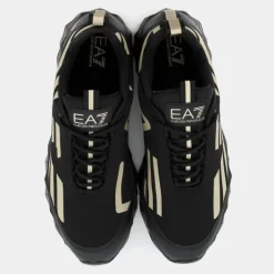 XK433- SNEAKERS TRIPLE BL+LIGHT GOLD X8X217