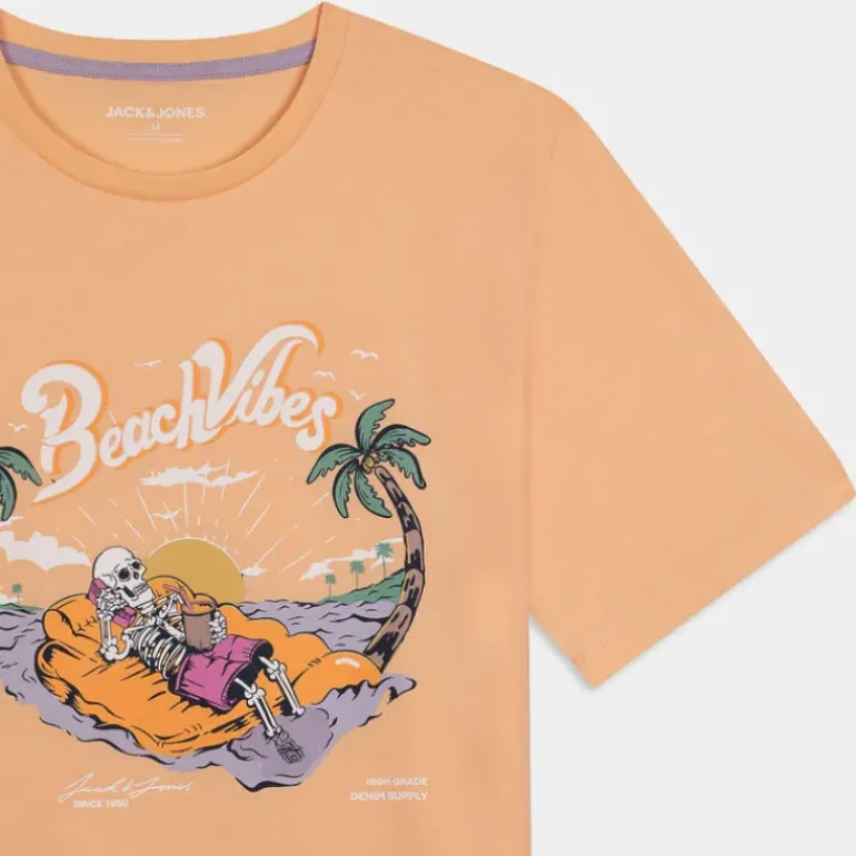 ZION TEE- T-SHIRT APRICOT ICE 12247808